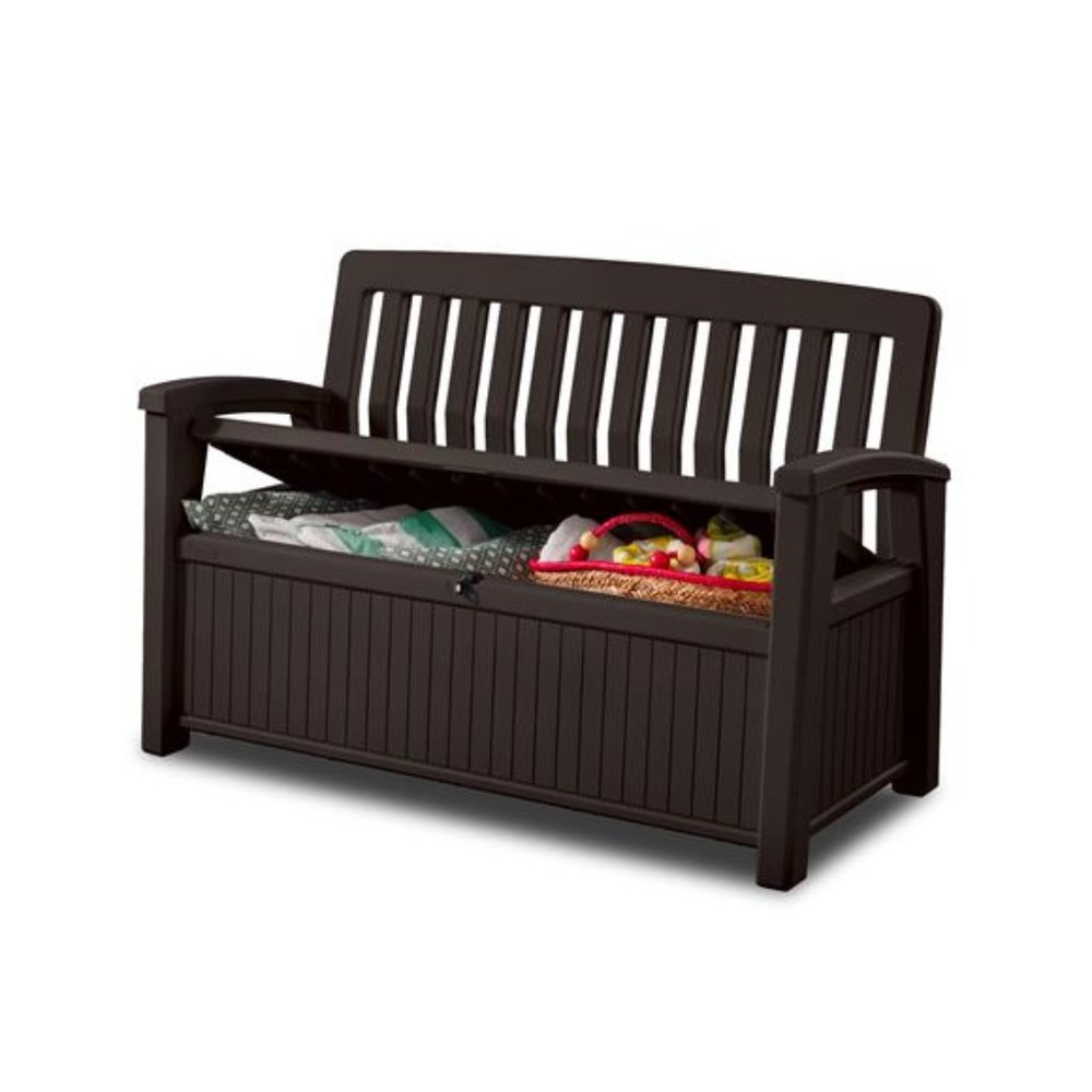 New Yard bench with storage compartment - Picture 3 of 16
